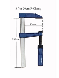 Xugel F Clamp Adjsutable F-Clamp for Wood Metal Clamping 8  to 12 Inches Selection