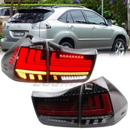 LED Rear Tail Light Assembly For Lexus RX330 RX350 RX400h XU30 2003 2004 2005 2006 2007 2008 2009 Braking Reversing W/ Sequential Turn Signal Lamp