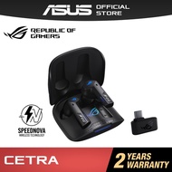 ASUS ROG Cetra SpeedNova Wireless Gaming Earbuds Bluetooth and 2.4GHz Ultra Low Latency Adaptive ANC