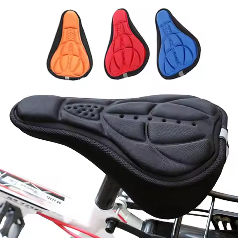 Soft 3D Padded Cycling Bicycle MTB Bike Seat Cover Cushion Sponge Foam Bike Accessories Bike Seat Bi