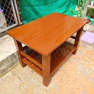 MK42 โต๊ะรับแขก โต๊ะวางของ 80*50*สูง50 ซม. โต๊ะกลาง โต๊ะกลางโซฟา สีน้ำตาล 🔥พร้อมส่ง🔥