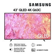 BARANG SECOND! SAMSUNG 43Q63C / QA43Q63C 4K QLED SMART 2023 TV 43inch