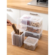 plastic container food container Spices and Seasonings Storage Box Kitchen Dried Spices and Pepper F