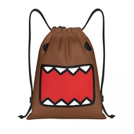 Domo Kun Drawstring Backpack Sports Gym Sackpack String Bags for Exercise