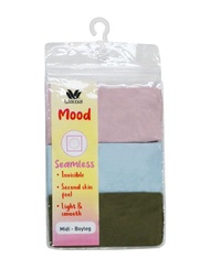 Wacoal Panty Mood Saver Pack IP 5220A - Seamless - Midi Boyleg