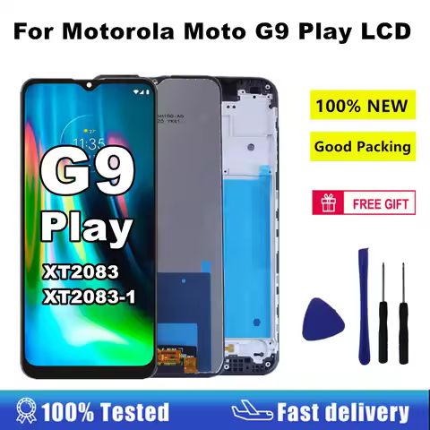 G9 Play Screen For Motorola Moto G9 Play LCD Display Touch Screen Digitizer For Moto G9 Play LCD Pan