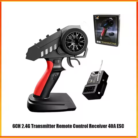 6CH 2.4G Transmitter Remote Control Receiver 40A ESC for MN111 MN D90 MN99S MN78 MN86 MN128 MN168 WP