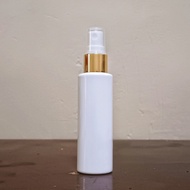 Botol Spray 60ml RF Putih Tutup Gold Silver / Botol RF 60ml Putih Spray Silver / Botol Mist Spray 60
