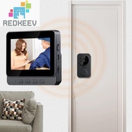 Digital Door Viewer 2.4G WiFi 800mAh Battery Home Digital Viewer IR Night Vision [Redkeev.sg]
