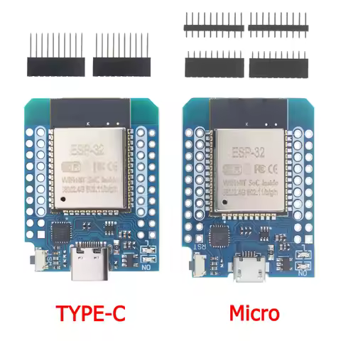 CP2104 ESP32 D1 Mini ESP-32 WiFi+For Bluetooth Internet of Things Development Board Based ESP8266 Mo