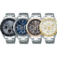 現貨 觀塘門市 SEIKO SPIRIT SBTR011 藍面不鏽鋼圈| SBTR024 白面金圈|SBTR026 棕面玫瑰金圈|SBTR027 灰藍面黑圈 石英錶 不鏽鋼  Chronograph 