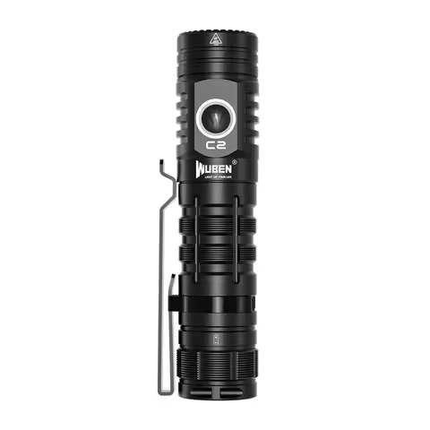 WUBEN Power Bank Flashlight Rechargeable Bright Waterproof Long-Range - C2