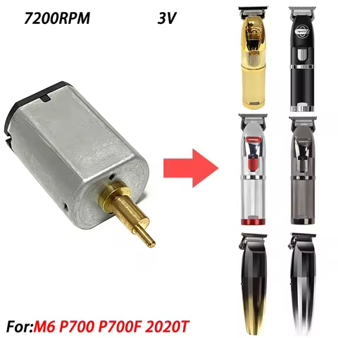 7200 RPM Hair Clipper 3V Motor Engine Professional Repair Replacement Tool for M6 P700 P700F 2020T M