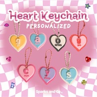 Personalized Cookie Keychains Cute Heart Shaped Customized Name Tag 3D Printed | Sparks and Co.