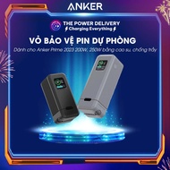 Protective cover set for Anker Prime A1695 165W, 200W and 250W backup batteries made of rubber, sili