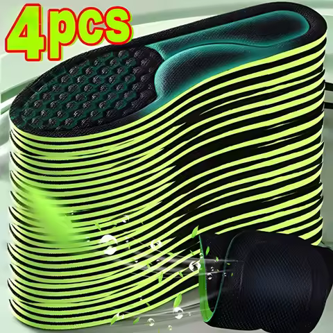 4/2pcs Soft Memory Foam Orthopedic Insoles Deodorizing Insole for Shoes Sports Absorbs Sweat Antibac
