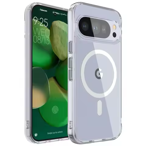 Transparent Magnetic Clear TPU Soft Case for Google Pixel 8 9 10 Pro XL 10Pro 9Pro 8Pro 9A 8A 5G Mag