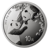 KOIN SILVER 30 GR - CHINA PANDA 10 YUAN 2023 .999