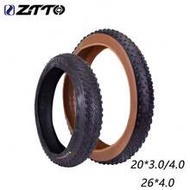 ZTTO Snow Fat Bike Tires Durable Foldable 60TPI Puncture Resistant Tire 20x3.0 20x4.0 26x4.0 Mobileb