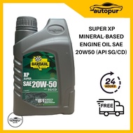BARDAHL SUPER XP MINERAL-BASED ENGINE OIL SAE 20W50 1L (API SG/CD)