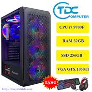 Case máy tính chơi game máy tính thiết kế đồ họamáy tính để bàn chơi game MAX PC CPU core i7 9700F R