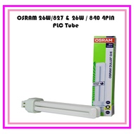 OSRAM DULUX D/E 26W/827 & 26w/840 4pin PLC tube