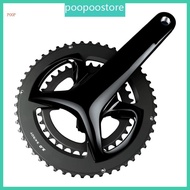 POOP 170mm Hollows Integrated Double Speed Road Bicycles Crankset 34T 50T Chainring