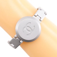 【日本直送】香奈兒 CHANEL 經典雙C標誌 手鍊 99P 金屬製 銀色 約 23.5 克 女仕款【二手】