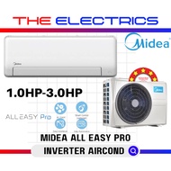 MIDEA 1.0HP 1.5HP 2.0HP 2.5HP 3.0HP INVERTER ALL EASY PRO AIRCOND MSEPB-10CRFN8 MSEPB-13CRFN8 MSEPB-