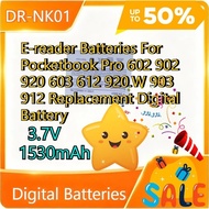 3.7V 1530mAh E-reader Batteries For Pocketbook Pro 602 902 920 603 612 920.W 903 912 Replacement Dig