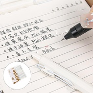 seng 6pcs Clicks Retractable Pen Fluid Gliding Study Office Essential Stationery