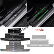 Car Door Side Threshold Bar Strip Bumper Door Step Anti-Stepping Protective Sticker Anti-collision Pedal for Honda Civic City Odyssey Vezel