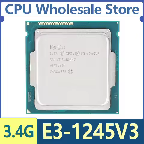 Intel Xeon E3-1245V3 E3 1245 V3 Quad-Core Eight-Thread CPU Processor 8M Cache 3.4 GHz TDP84W LGA 115