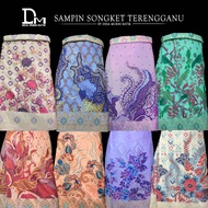 SAMPING SONGKET  BATIK TERENGGANU EXCLUSIVE by DESA MURNI BATIK- COTTON-CORAK BATIK-READY STOCKFAST 
