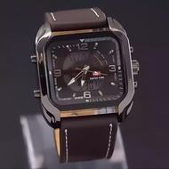 SWISS ARMY TIME FITUR DUAL TIME/ DOUBLE TIME JAM TANGAN PRIA EKSLUSIVE BODY STAINLESS ANTI KARAT TAL