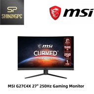 MSI G27C4X 27" Curved Gaming Monitor FHD VA Panel 250hz 1ms(MPRT) FreeSync