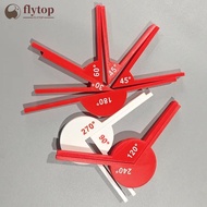 FLYTOP PVC Angle Measuring Tool Drafting Supplies Math Supplies School Teaching Aids Tools Students 