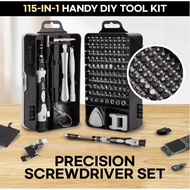 Precision Screwdriver Set 115 in 1 Handy DIY Tool Kit | Household Repair Tools