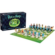 Set Permainan Buah Catur The Op Games Rick and Morty Collector Chess Set Child Games Anime Character