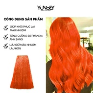 HAIR COLOR COATING - RENEW YUNSEY COLOR MASK RED ORANGE DYED HAIR COLOR 200ml