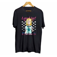 Infinite anime love live distro t-shirt MARI OHARA - AQOURS 30s combed material