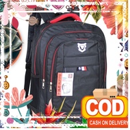 HIJAU MERAH HITAM UNGU Original POLO ALFITO Backpack Flag Black Red Laptop Backpack Men's Work College School Bag/ Red Yellow Green Purple Blue Red pink Gray