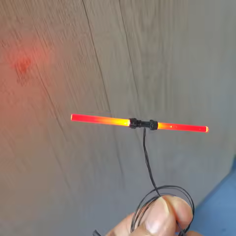 Kyglaring DIY Custom Led Double Bladed Lightsaber for lego light up your blocks set