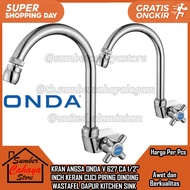 ONDA V 627 CA 1/ 2 INCH INCH IN INCH WALL-MOUNTED DISHWASH FAUCET KITCHEN SINK WATER Plumbing Basin 