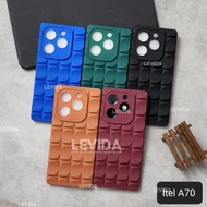 Itel A70 Softcase 3D Cubic Motif Finger Case Itel A70