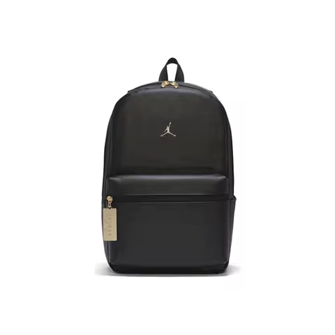 Jordan Polyurethane Backpack Regular Unisex Black DH0409-010