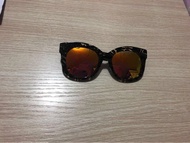 HACHILL 黃色反光鏡面太陽眼鏡