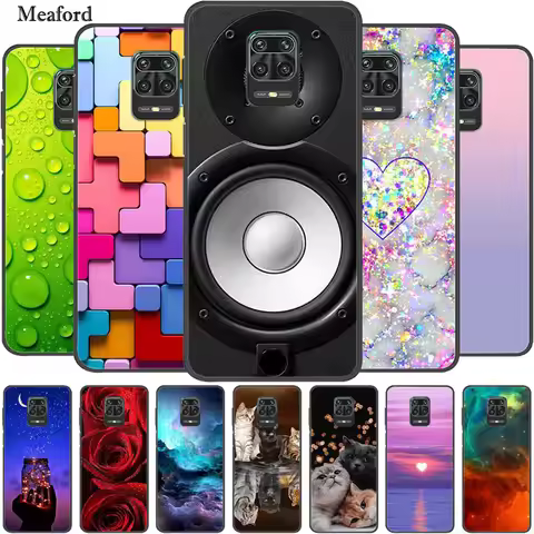For Xiaomi Redmi Note 9 Pro Case Luxury Silicone Back Cover Phone Case for Redmi Note 9S Coque Note 