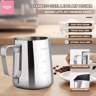 latte art milk jug pitcher milk frothing Coffee making tools 350ml Stainless Steel Latte Art Pitcher