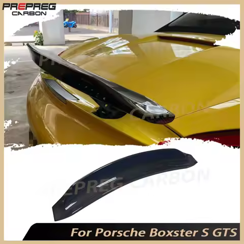 Carbon Fiber Body Kits Rear Spoiler Duckbill Rear Trunk Wing Spoiler Car Accessories for Porsche Box